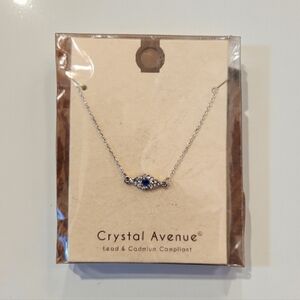Evil Eye Necklace with Blue Accent